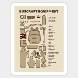 Buscraft outdoor Sticker